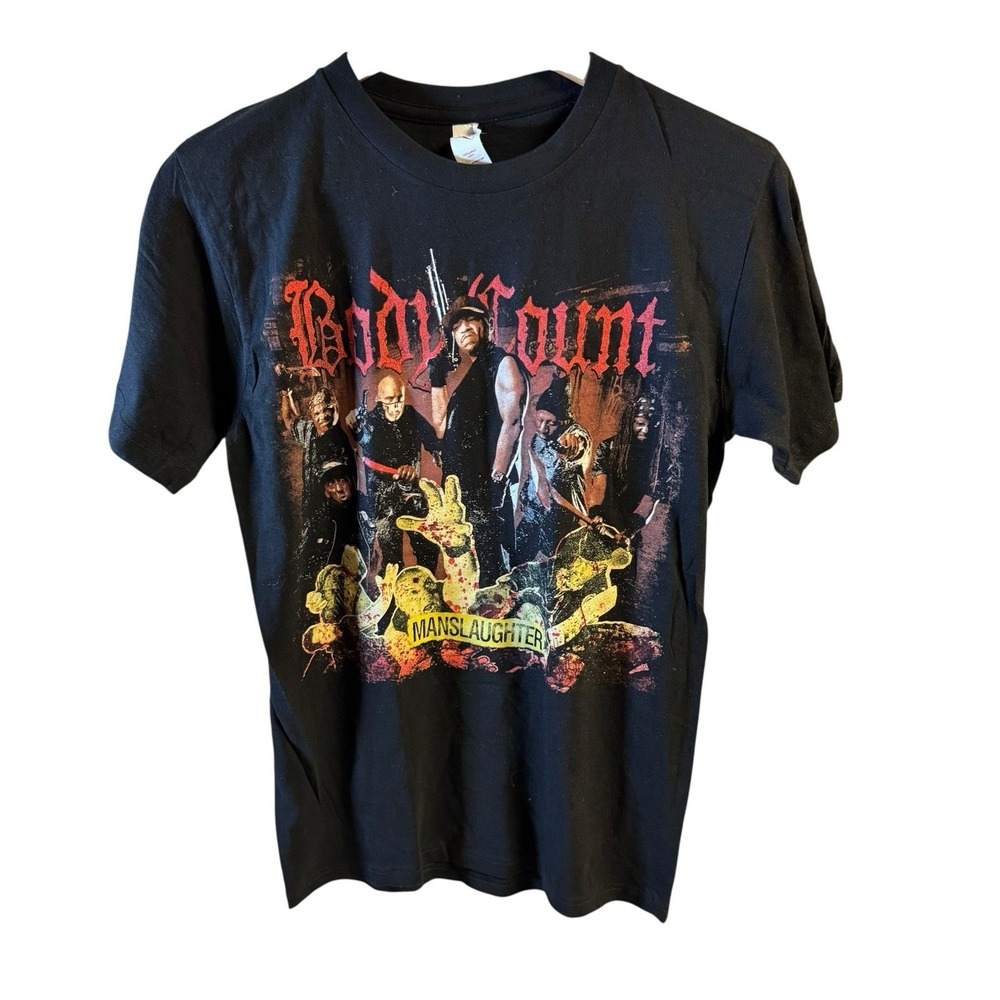 Body Count 2014 Manslaughter Tour Tshirt Size Small Black Concert‎ Ice T